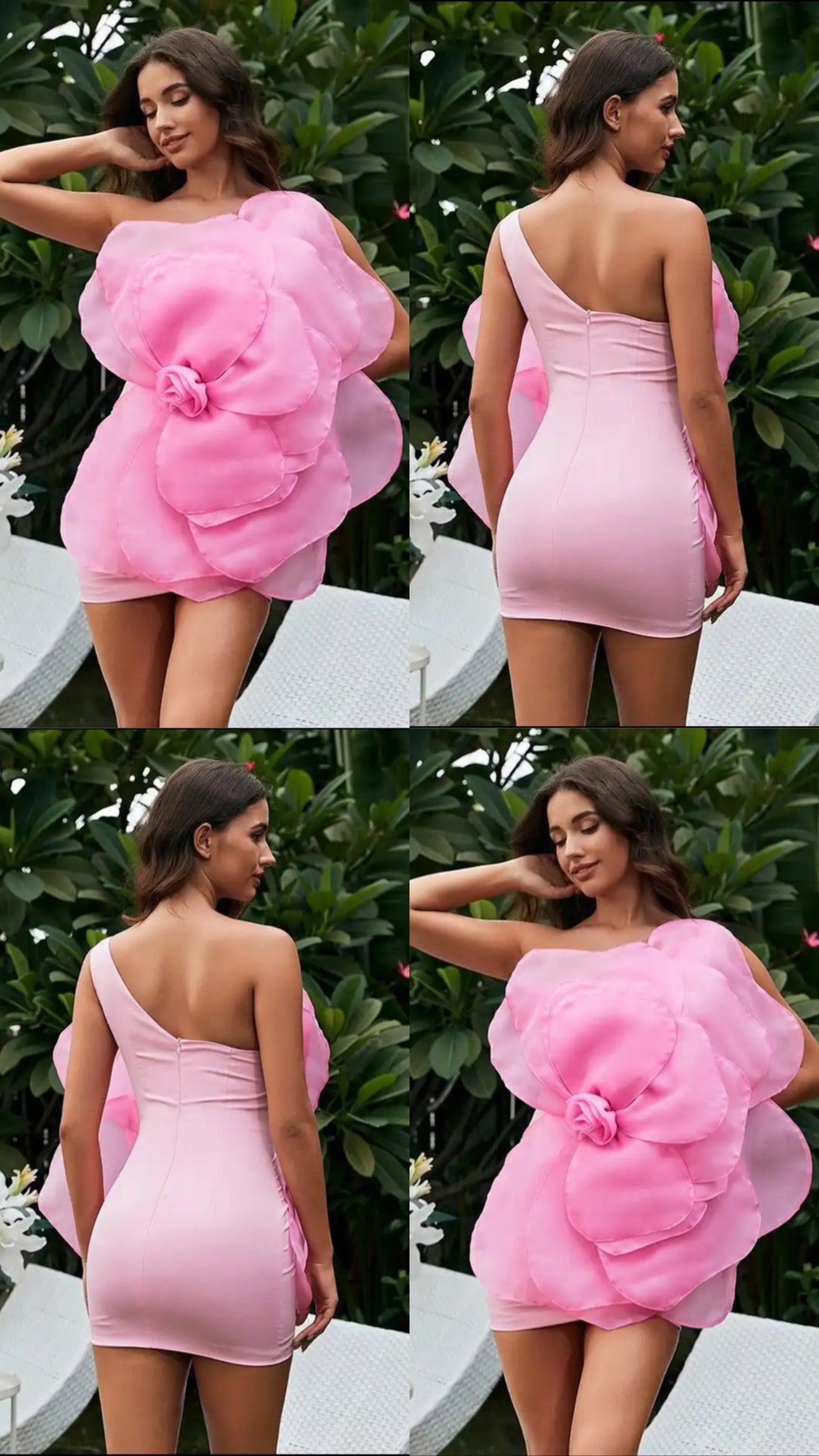 EXTRAVAGANT FLOWER BODYCON DRESS