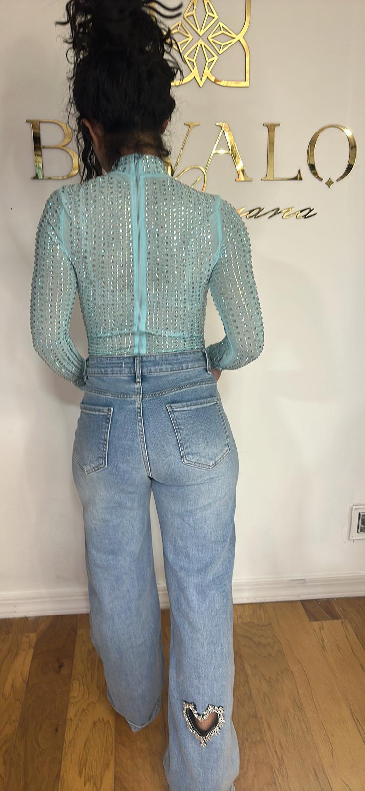 THREE HEART DENIM