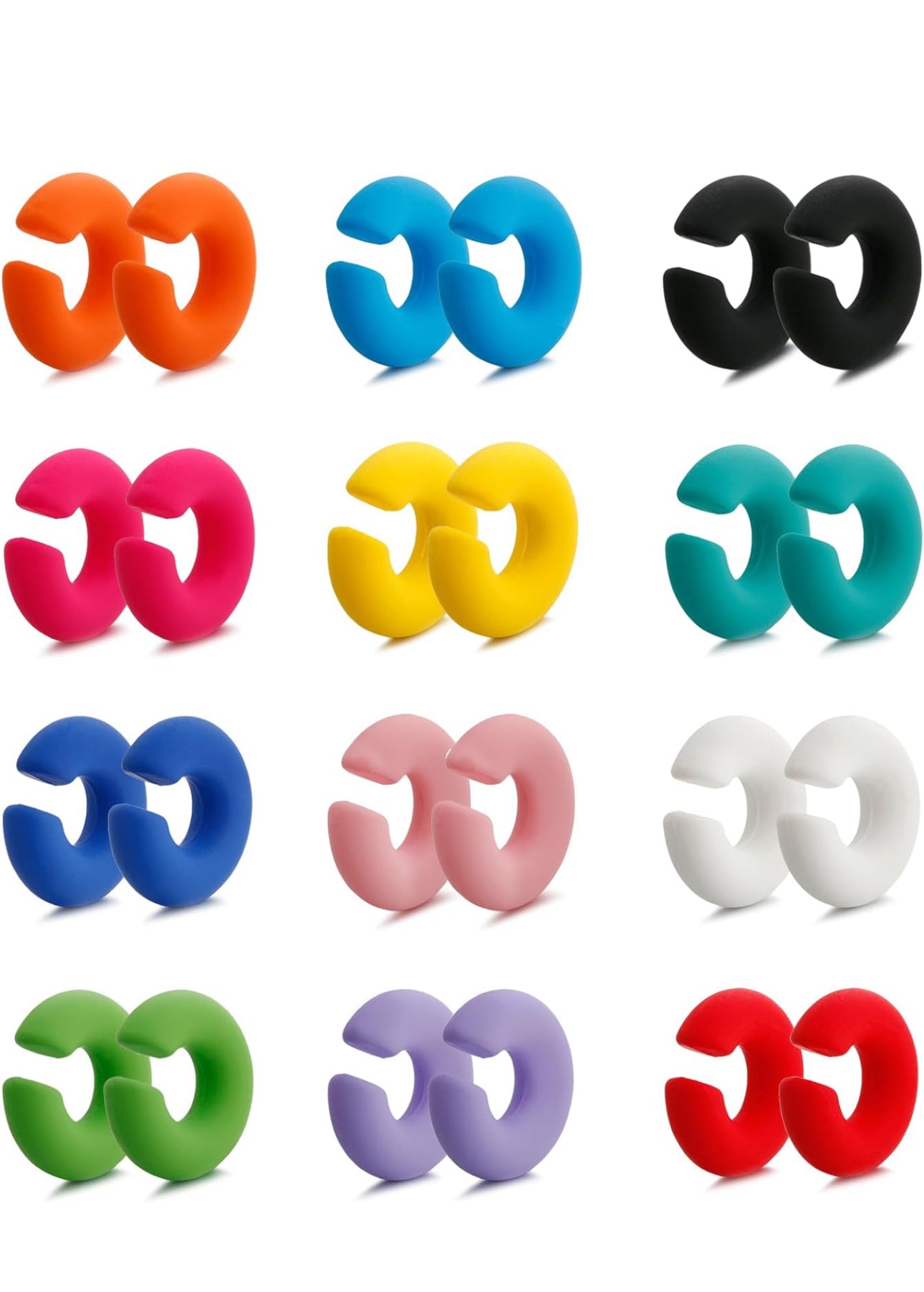 RUBBER EAR CUFFS