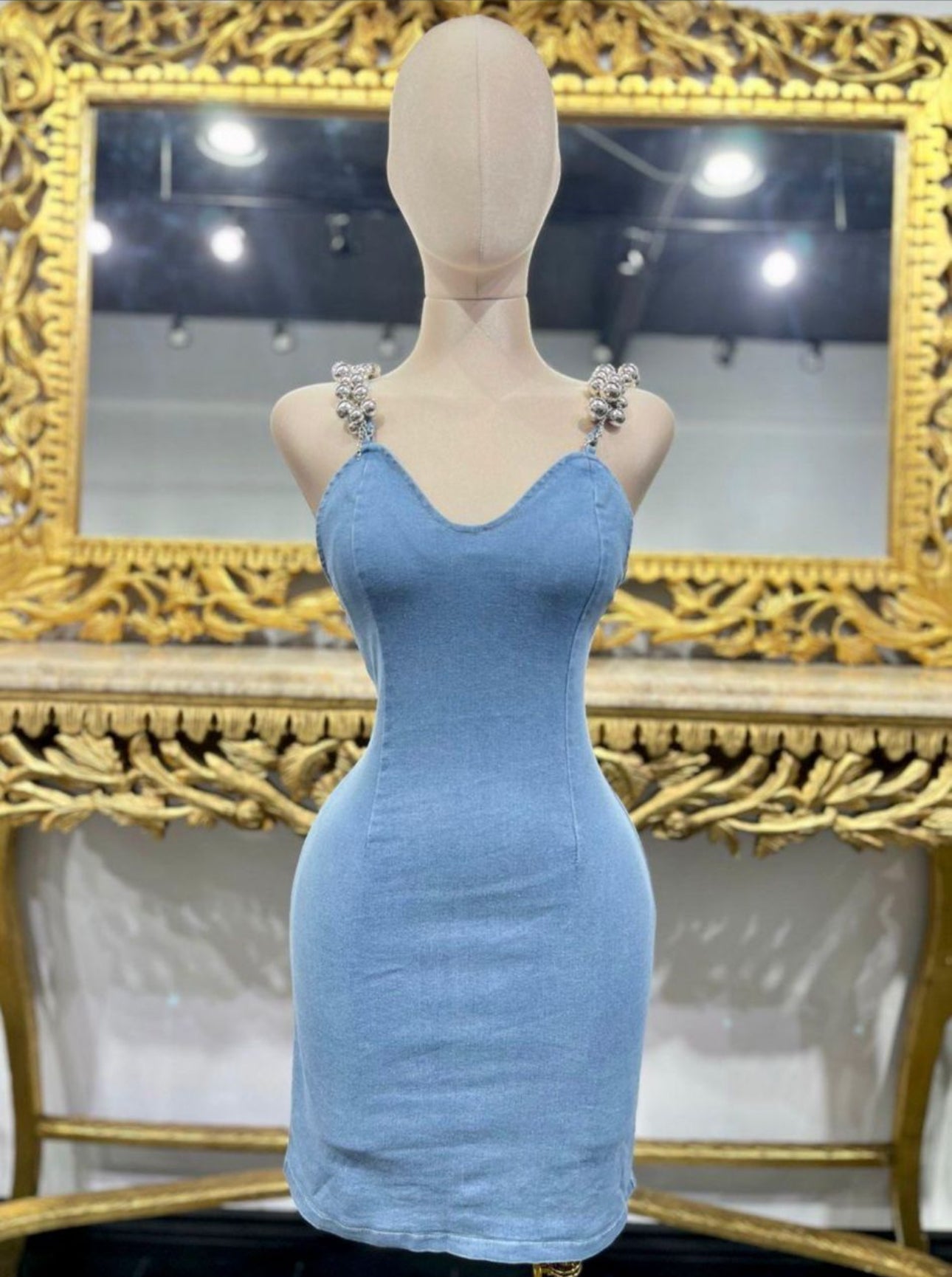 2 IN 1 DENIM DRESS